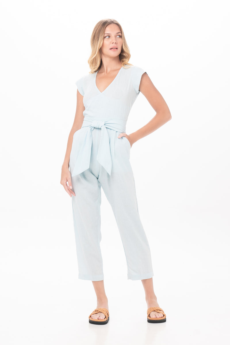 Asmitha Jumpsuit in Ice Blue