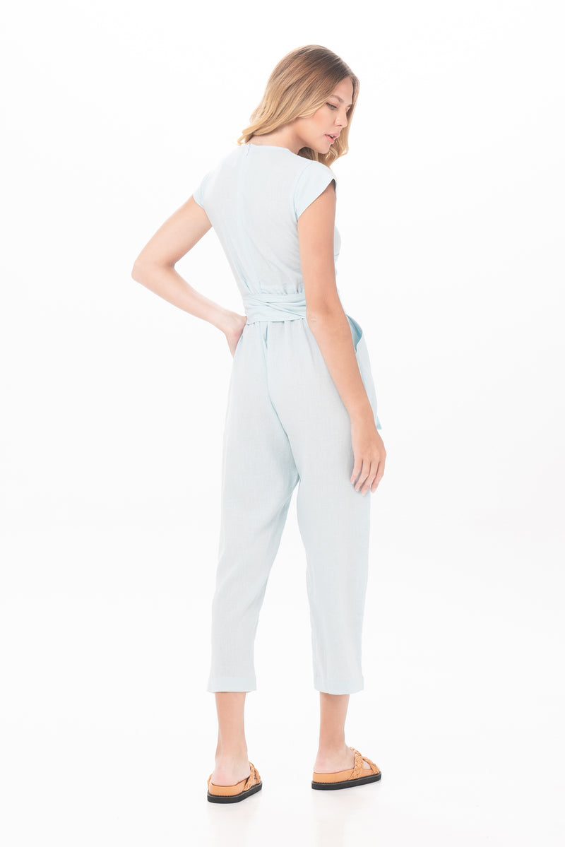 Asmitha Jumpsuit in Ice Blue