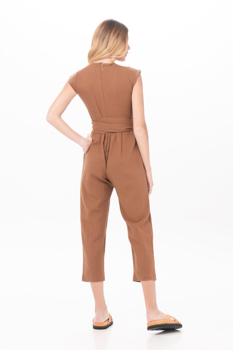 Asmitha Jumpsuit in Mocha