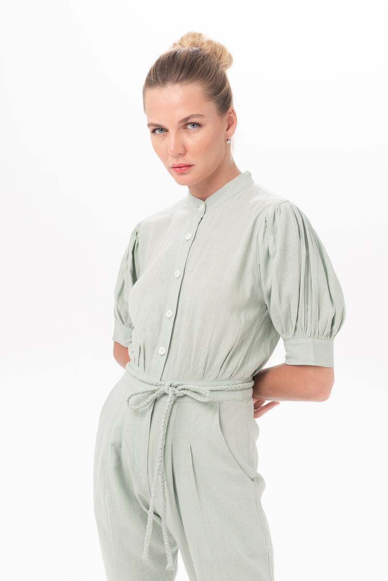 Isa Jumpsuit in Morning Mist