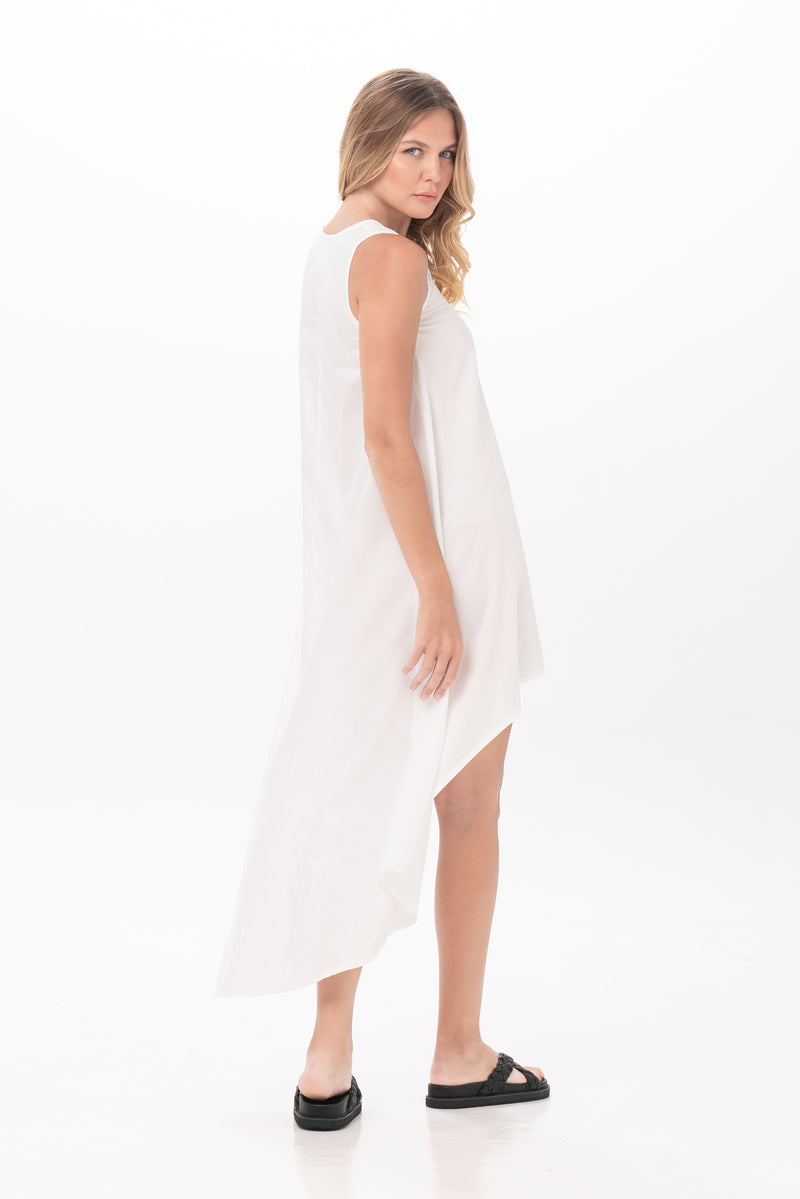 Lathika Dress in White