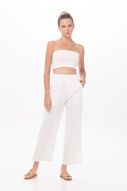 Naira Pant in White