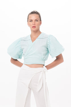 Nitya Top in Ice Blue