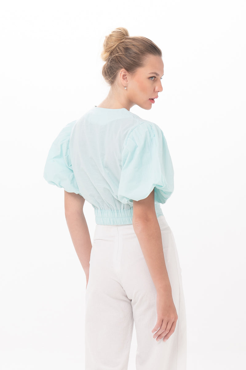 Nitya Top in Ice Blue