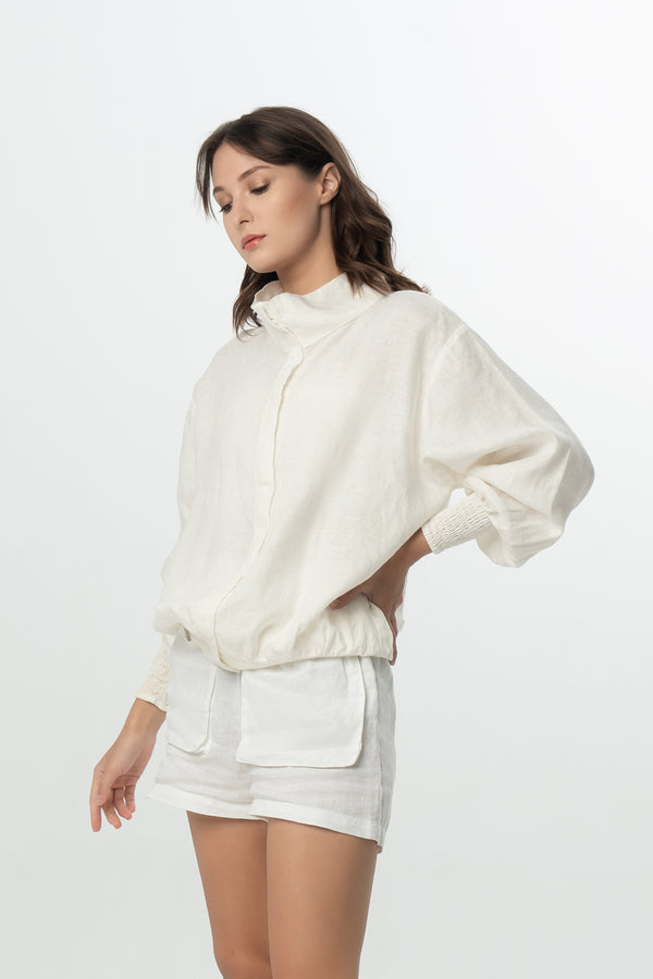 Harita Jacket in Off White