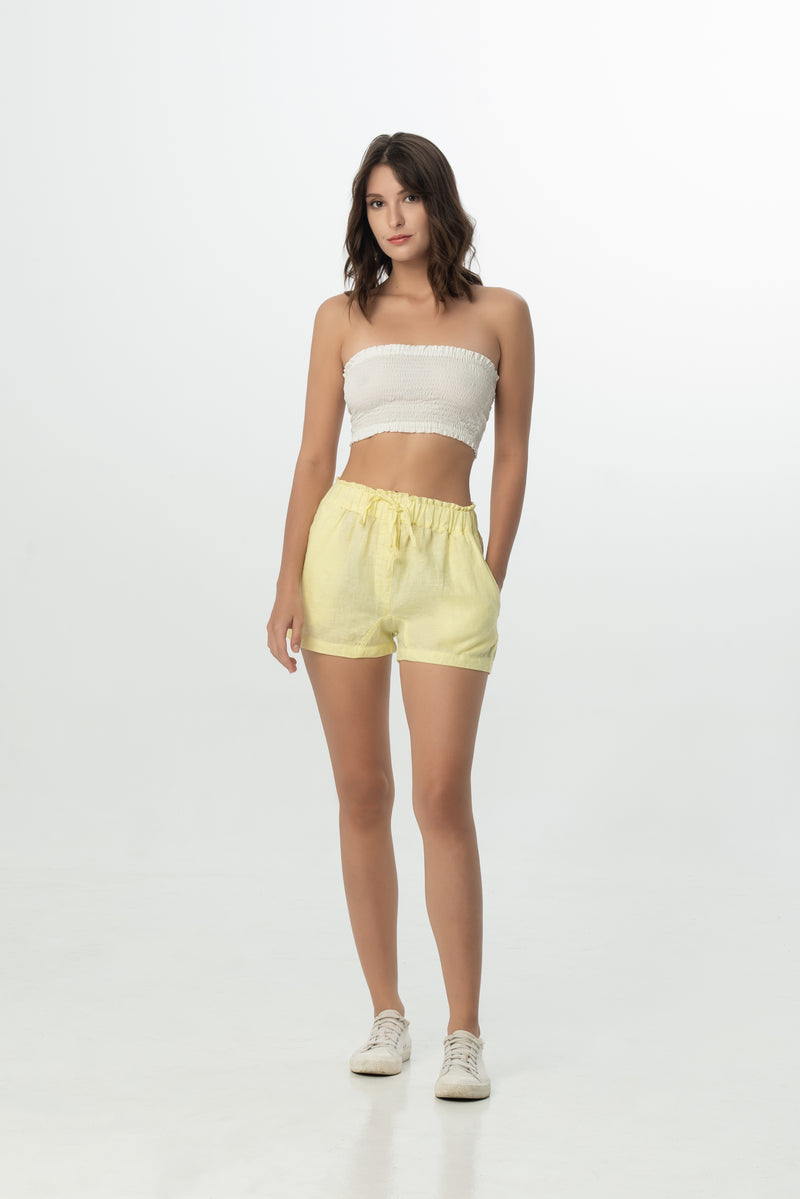 Andira Short in Joyful Yellow