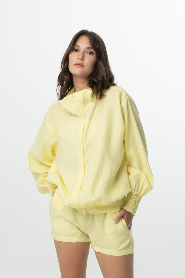 Harita Jacket in Joyful Yellow