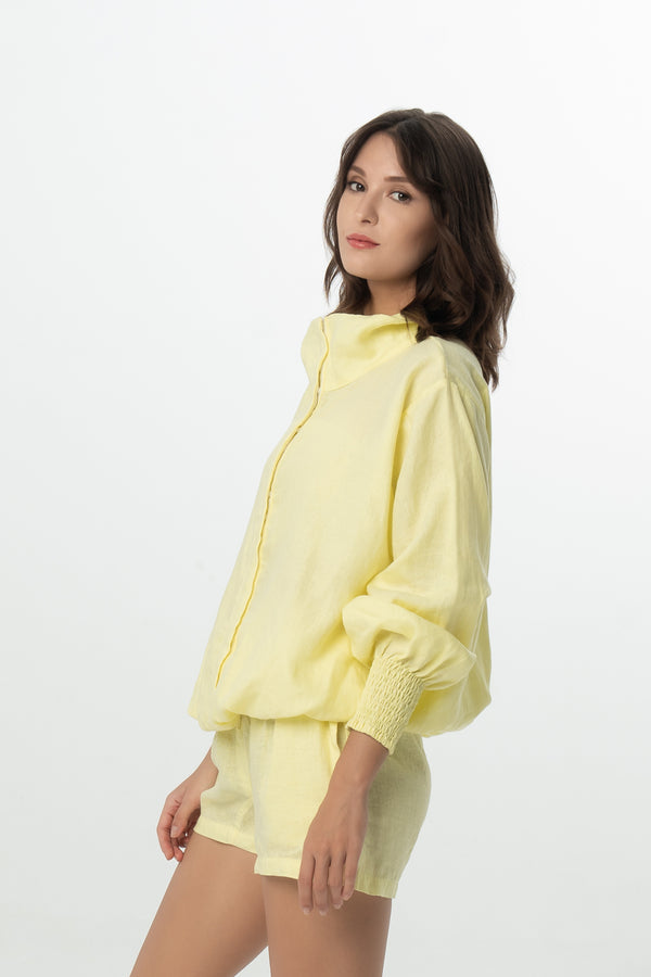 Harita Jacket in Joyful Yellow