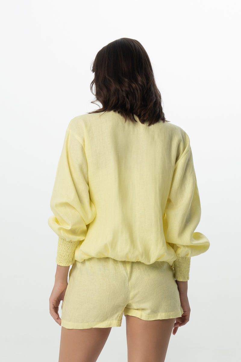 Harita Jacket in Joyful Yellow