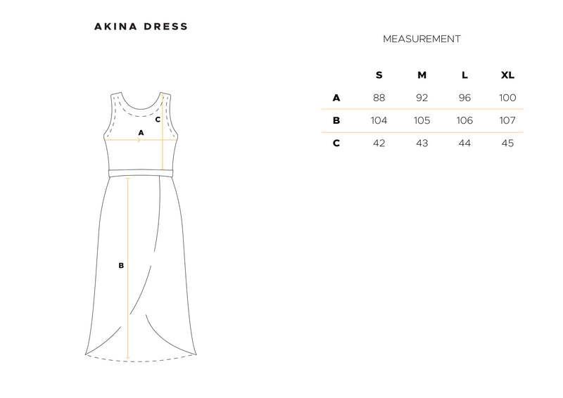 Akina Dress in Off White