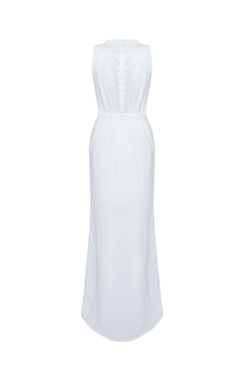 Akina Dress in Off White