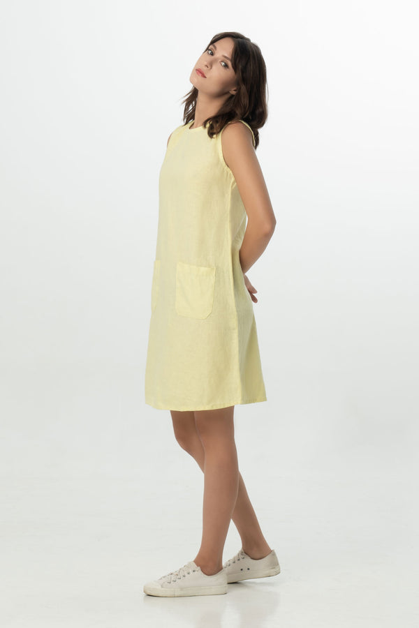 Alina Dress in Joyful Yellow