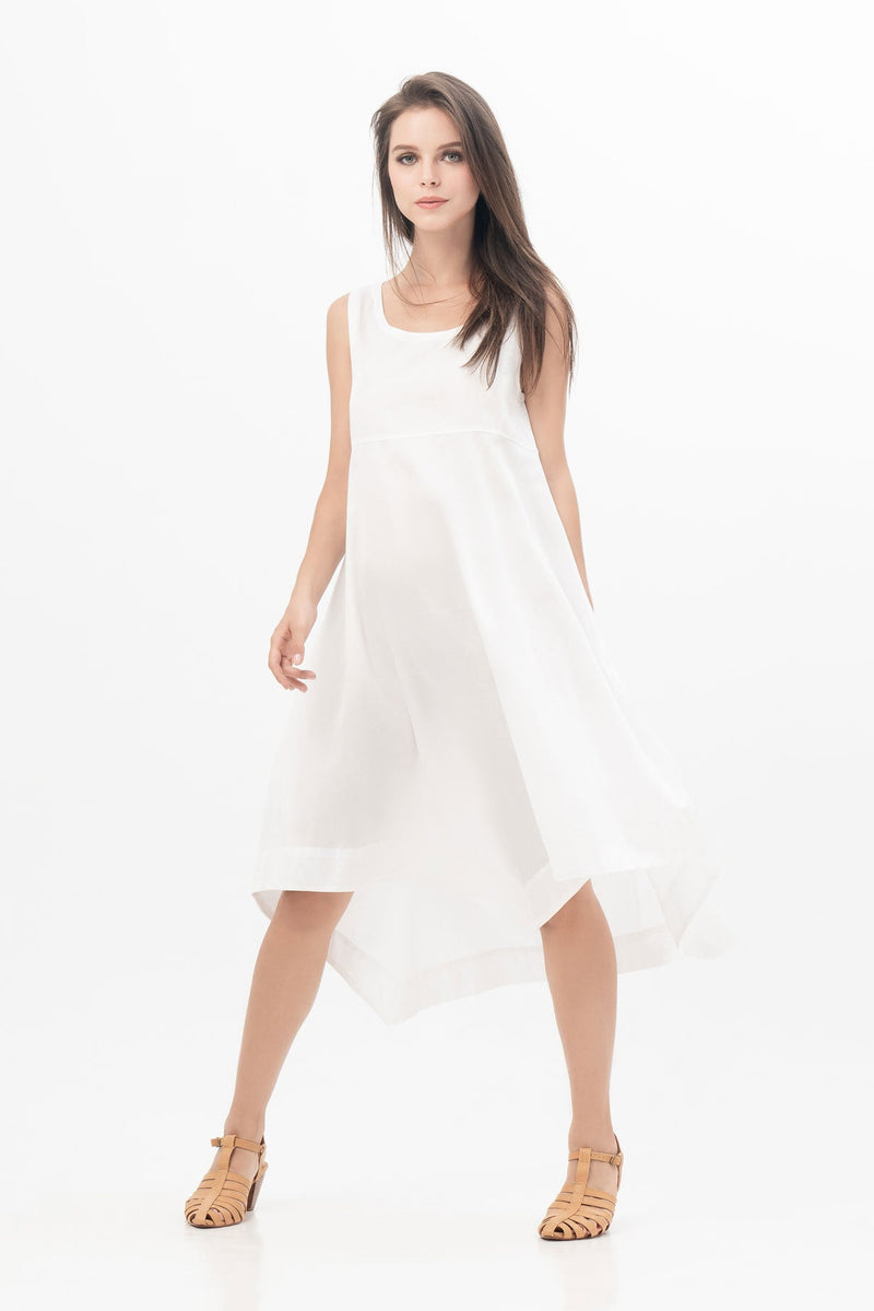 Alisha Dress in White