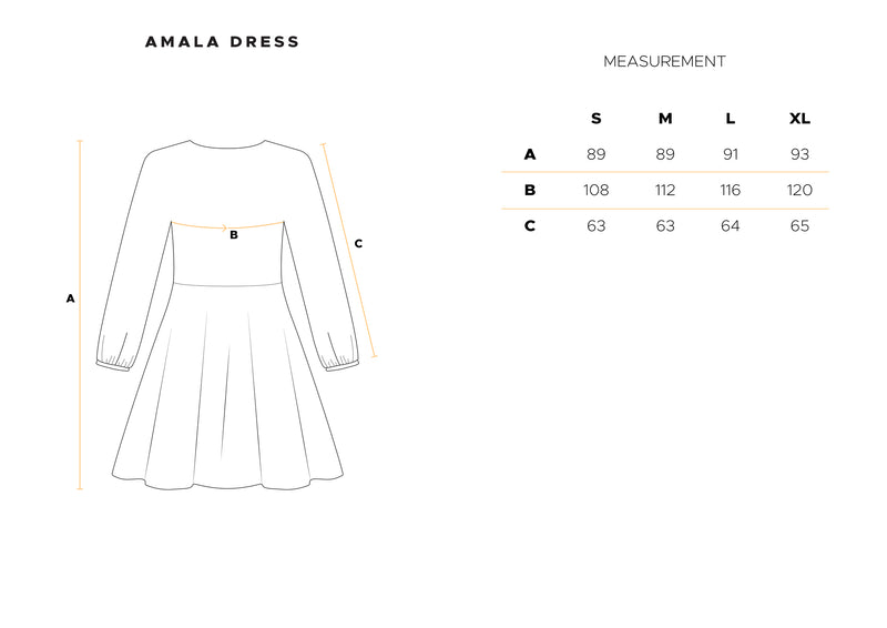 Amala Dress in White