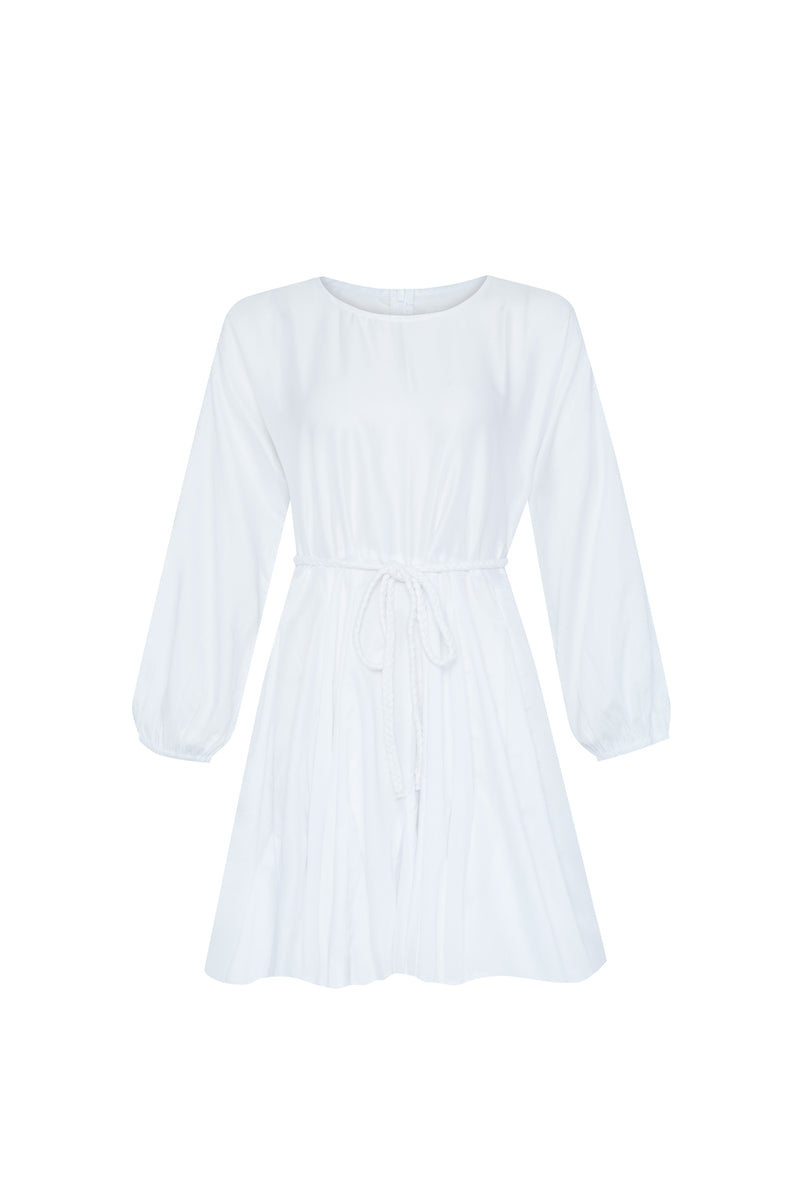 Amala Dress in White