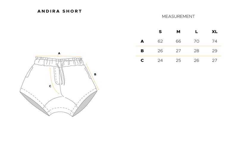 Andira Short in Joyful Yellow