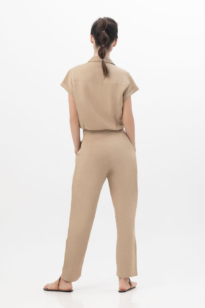 Chaitra Jumpsuit in Frosted Almond