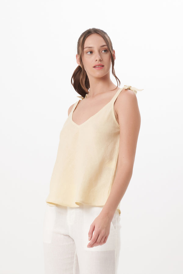 Divya Top in Butter Cream