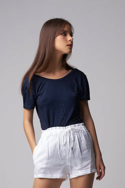 Harda Basic Shirt in Navy