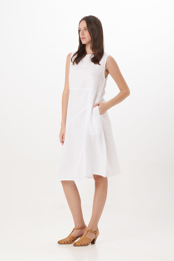 Keeran Dress in White