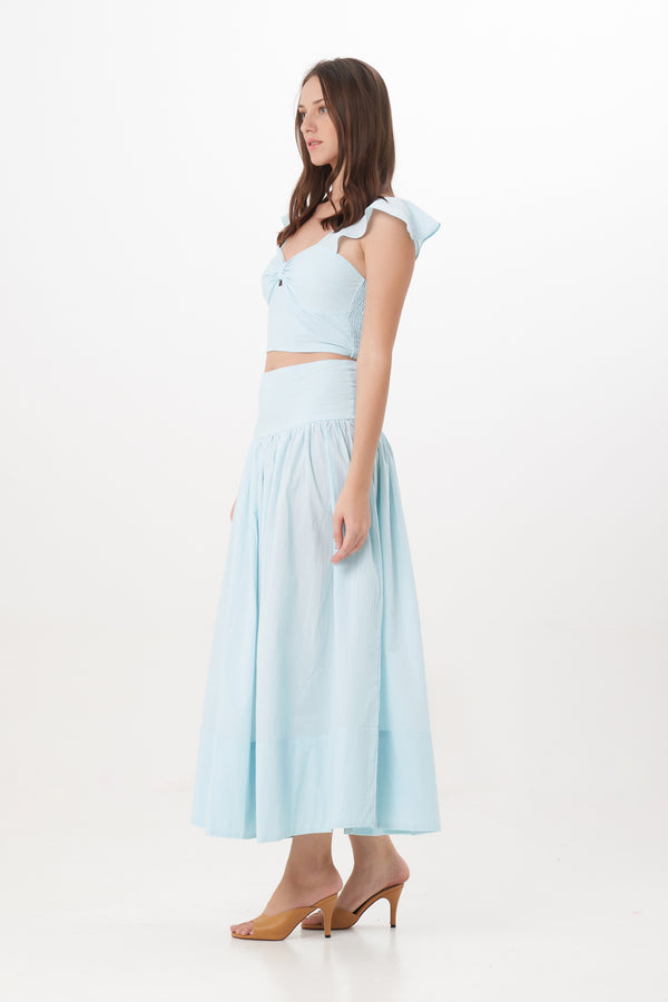 Kiana Skirt in Ice Blue