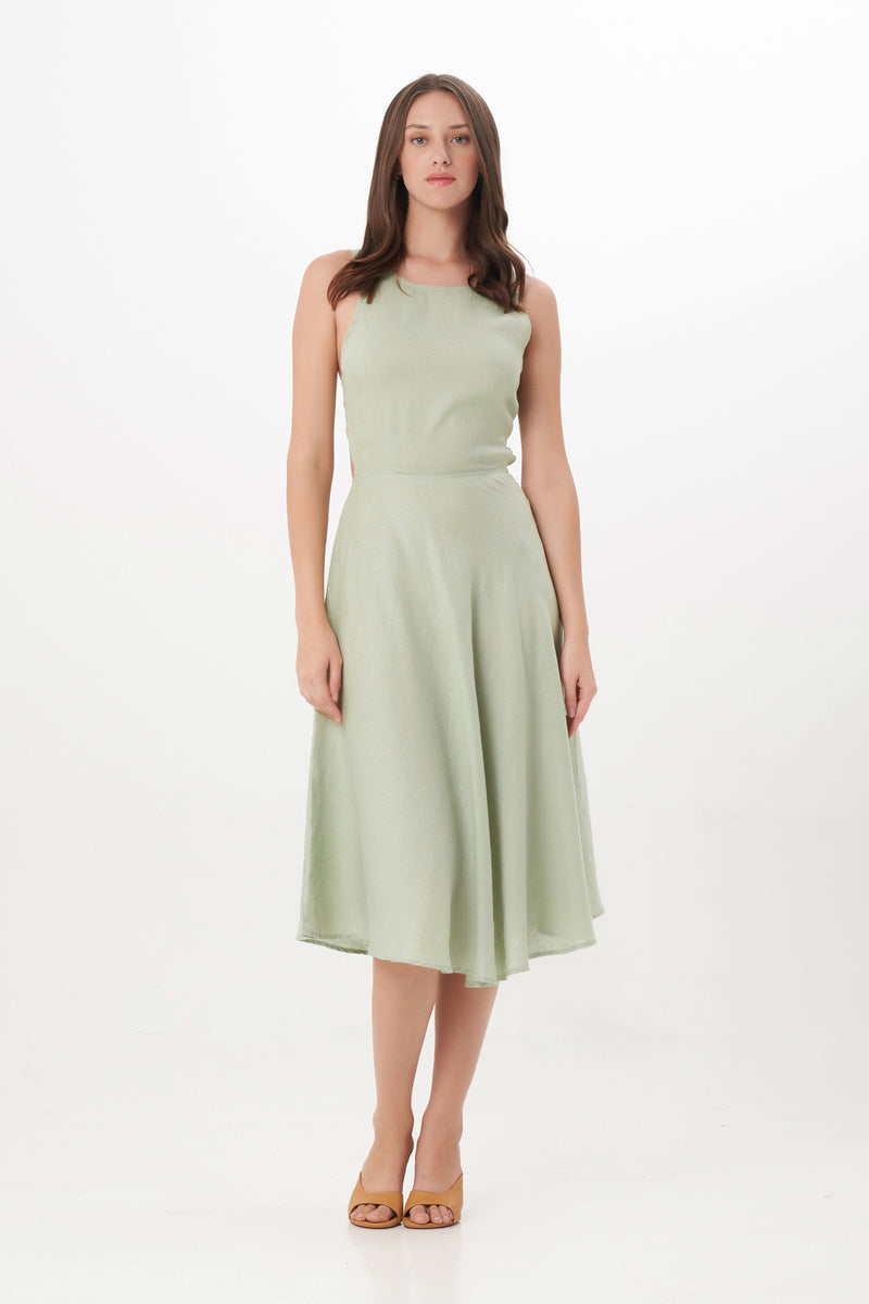 Magnolia Dress in Joy Green