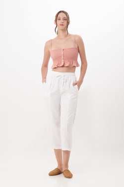 Mesha Pant in Off White