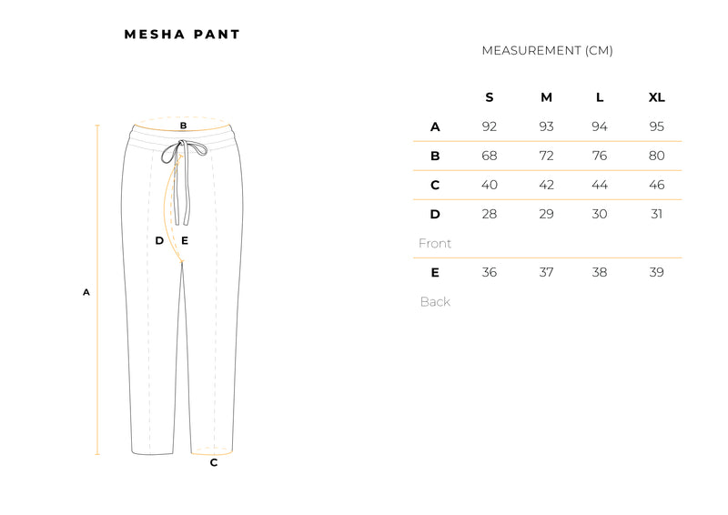 Mesha Pant in Off White