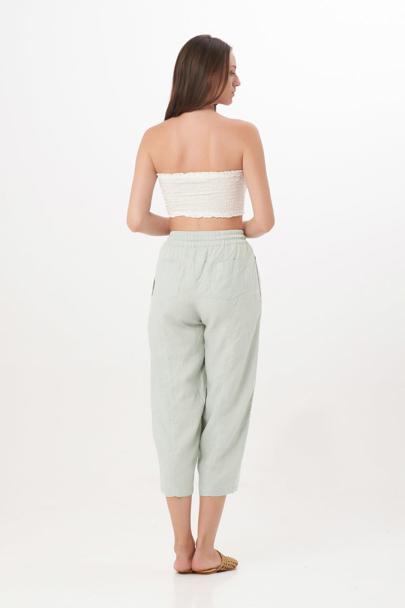 Mesha Pant in Vintage Green