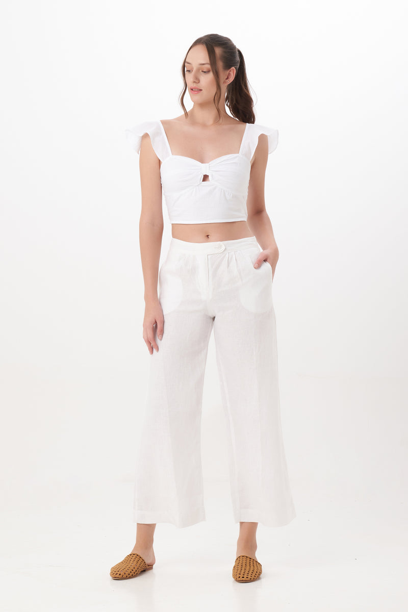 Moha Pant in White