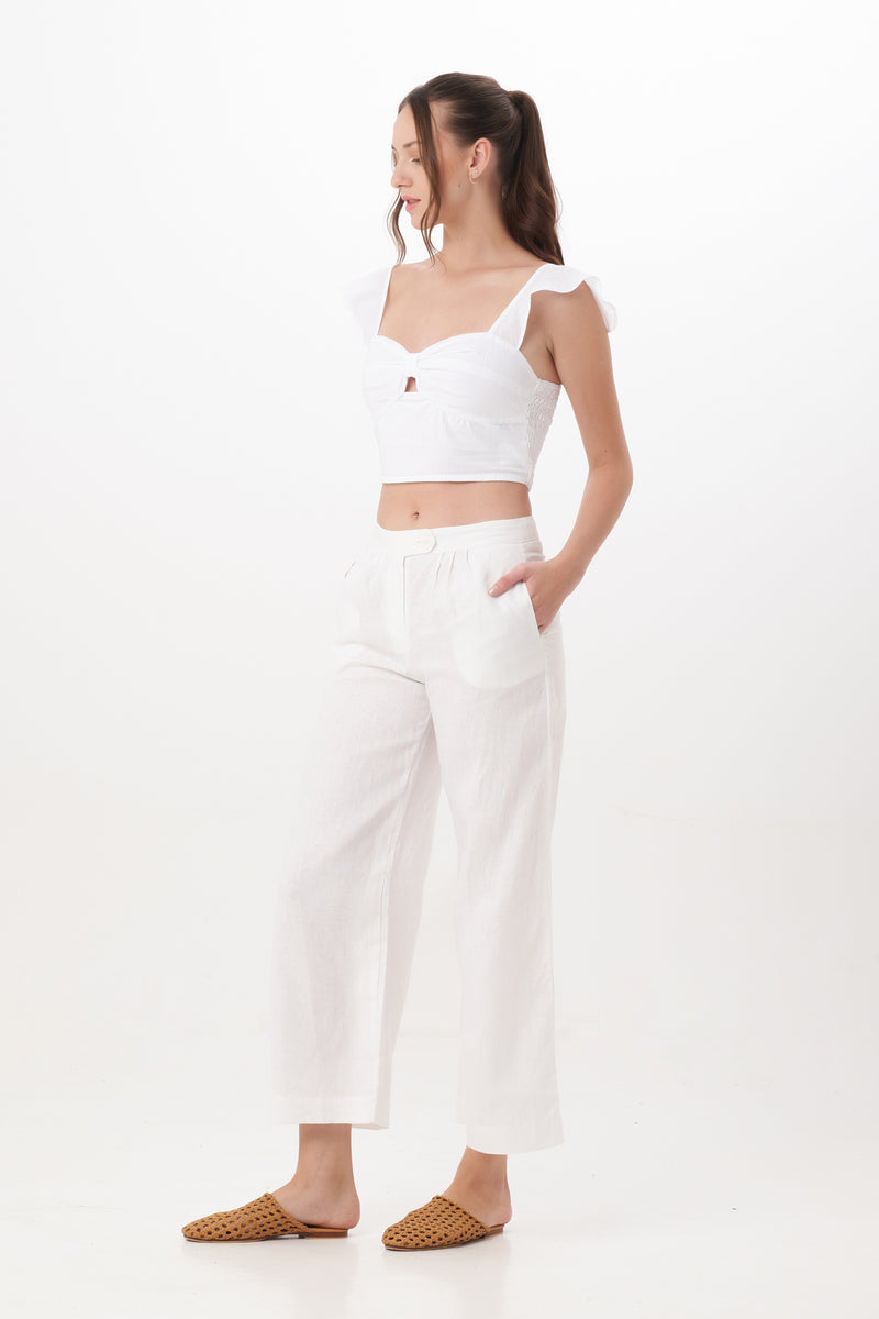 Moha Pant in White