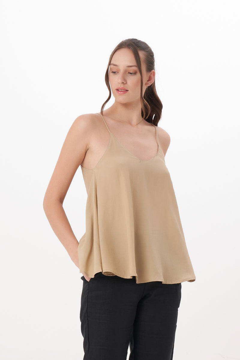 Neena Top in Frosted Almond