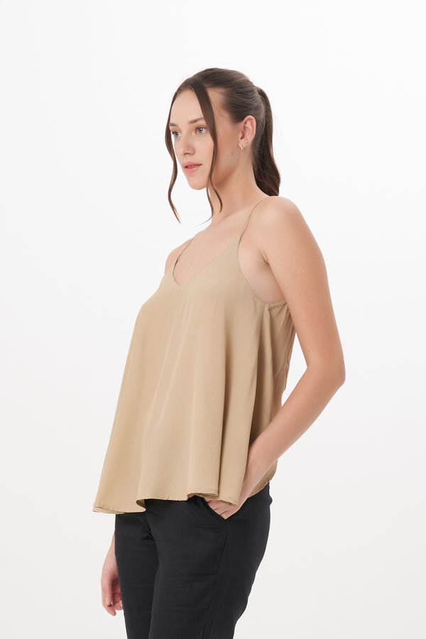 Neena Top in Frosted Almond