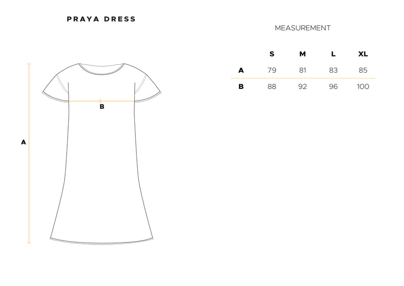 Praya Dress in Off White