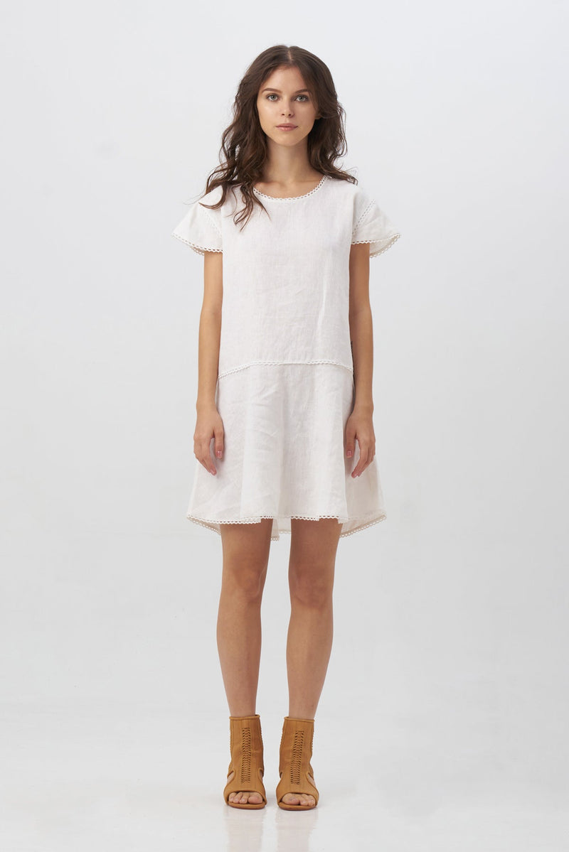 Praya Dress in Off White