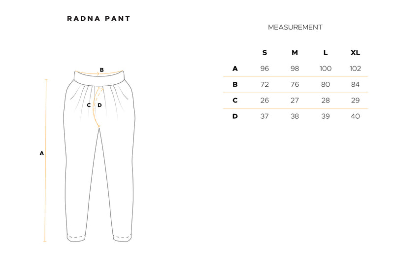 Radna Pant in Off White